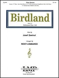 cover BIRDLAND FLUTE QUARTET cover